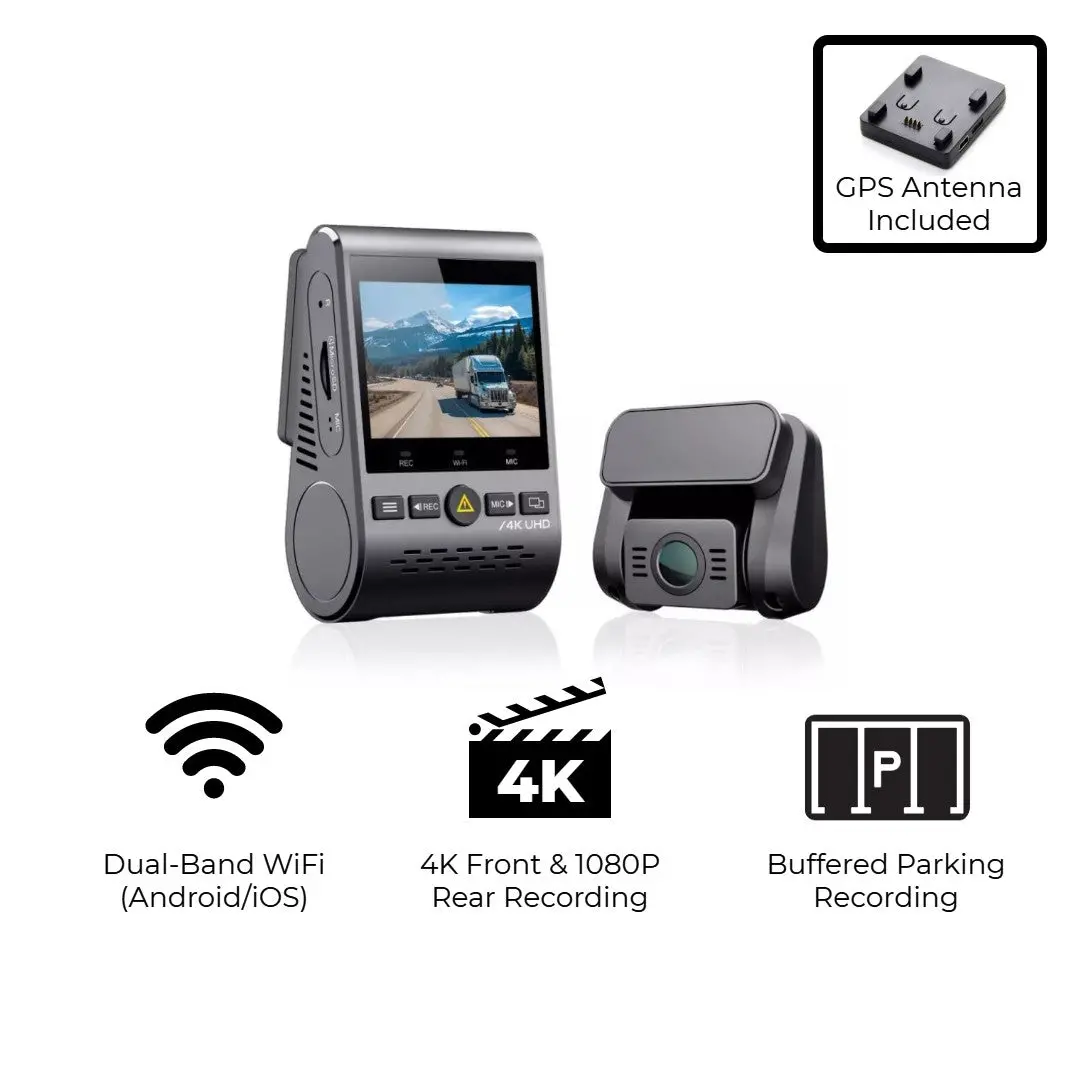 Viofo A129 Pro Duo 4K/Fhd 2-Channel Dash Cam 1