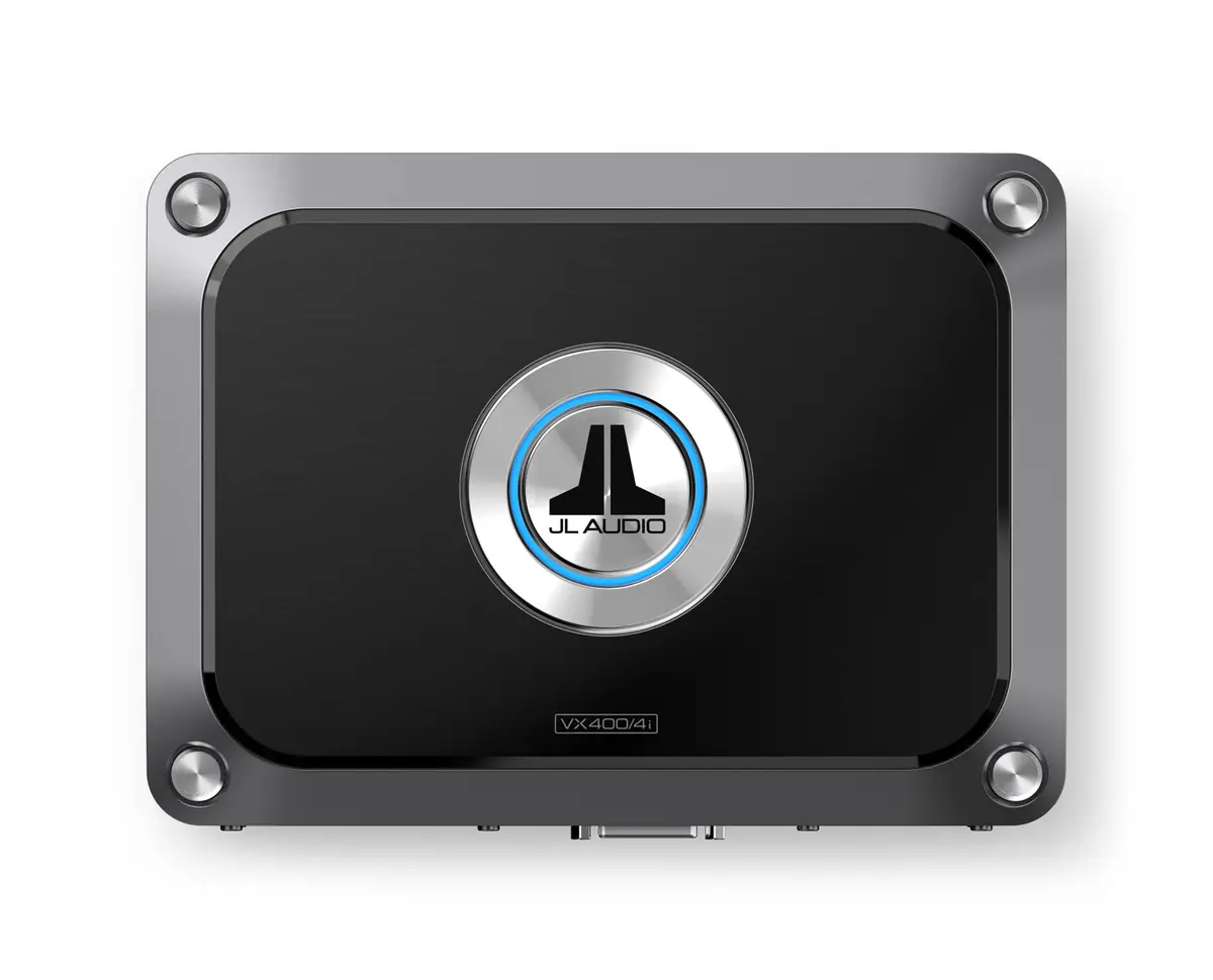Jl Audio Vx400/4I - 4-Channel Class D Full-Range Amplifier With Integrated Dsp, 100 W X 4 @ 2 Ω / 75 W X 4 @ 4 Ω - 14.4V 1