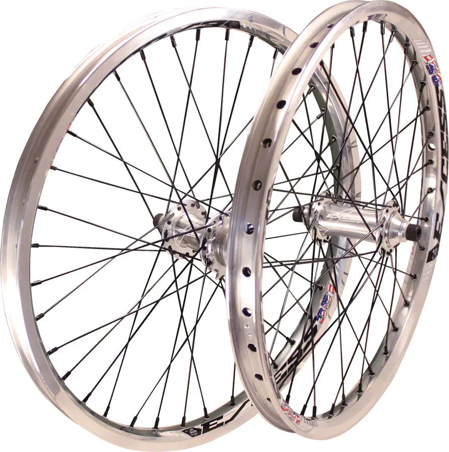 Excess Pro Lite 20 X 1.75" Polished Cassette Wheelset 1