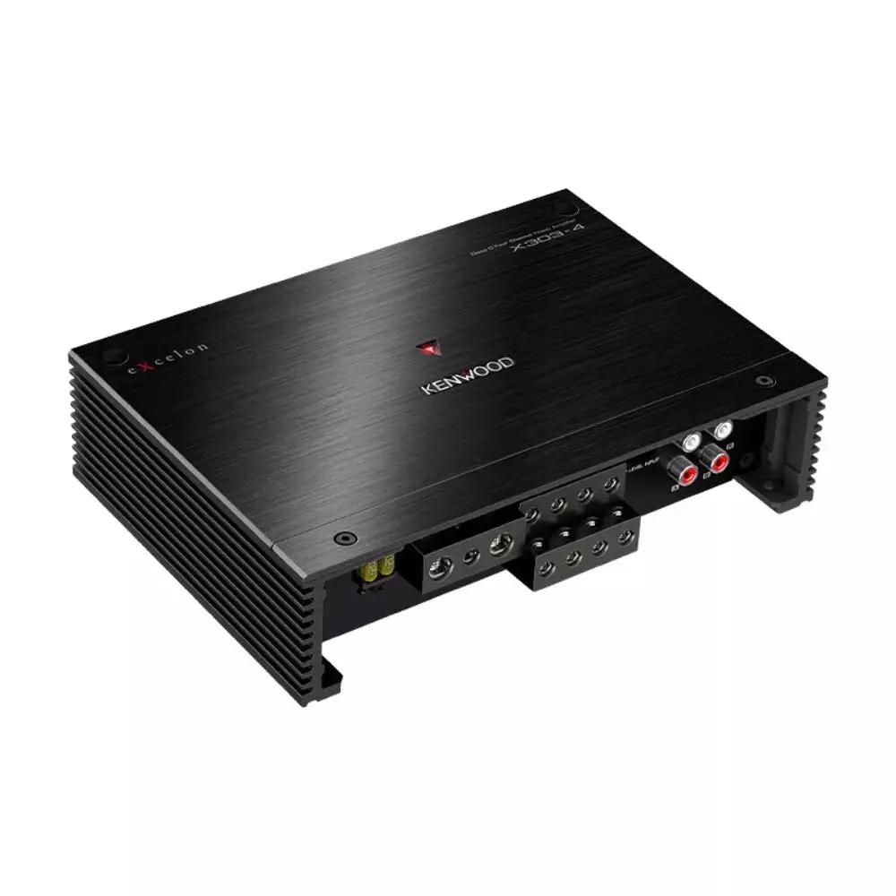 Kenwood X303-4 Excelon Amplifier Class D 4-Channel Power Amp, 75Wx4 @ 2 Ohms 1