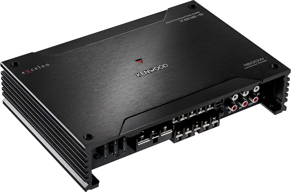 Kenwood X803-5 Excelon Amplifier Class D 5-Channel Power Amp, 75Wx4+500W 2 Ohms 1