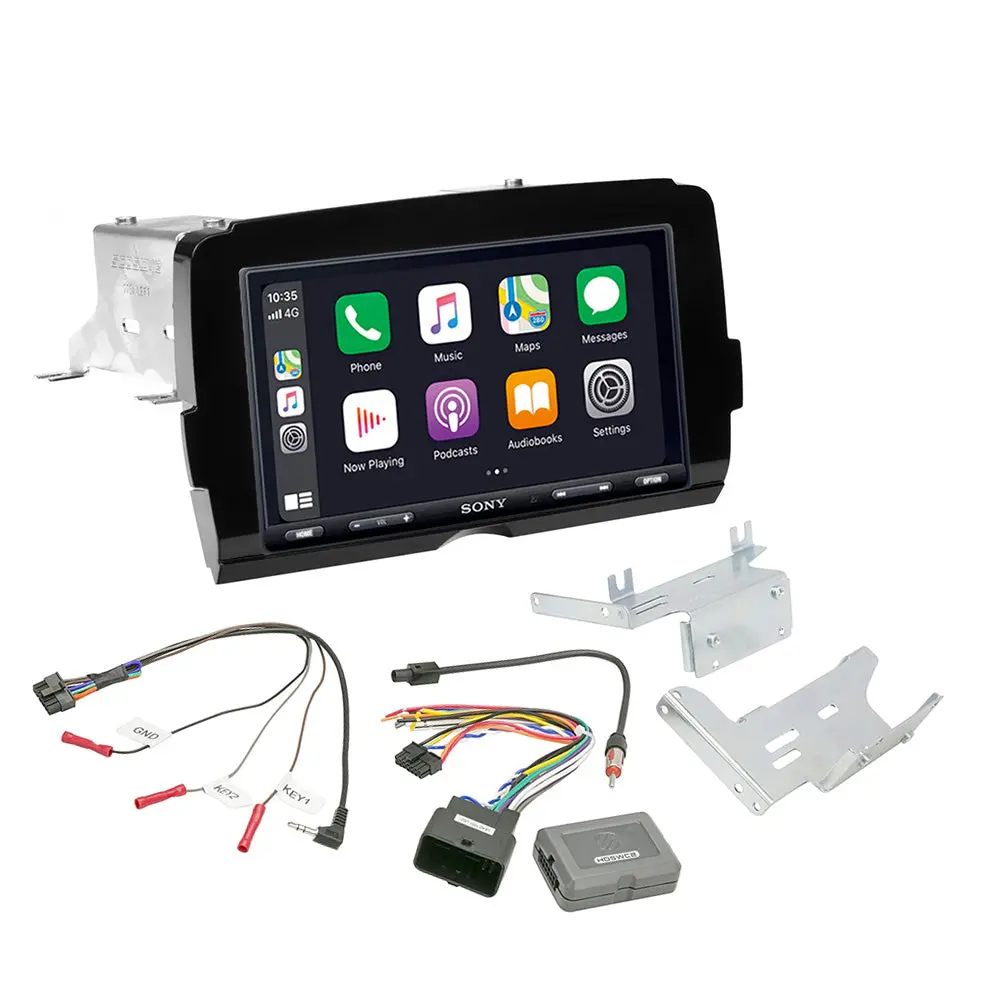 Sony Xav-Ax7000 Plug & Play Bundle For 2014+ Harley-Davidson 1