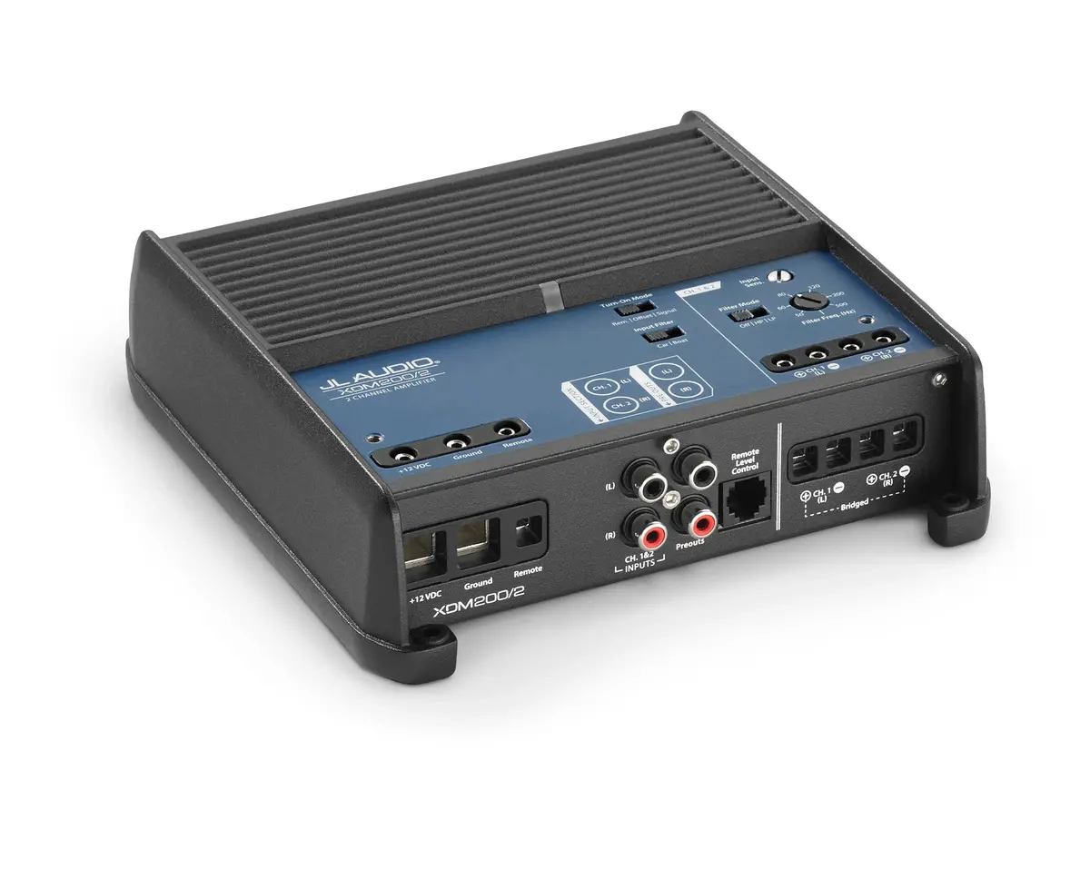 Jl Audio Xdm200/2 2 Channel Class D Full-Range Car/Marine Amplifier, 200 W 1