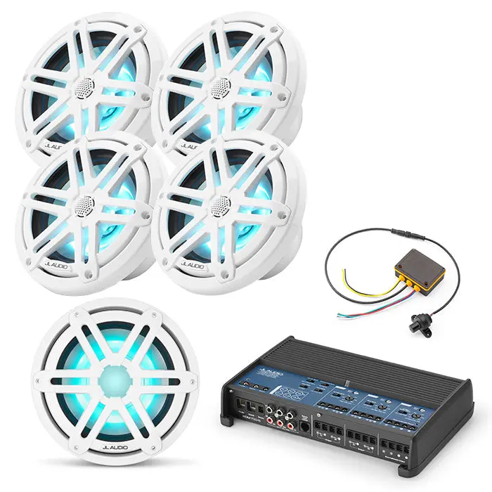 Jl Audio Xdm700/5 + 2 Pairs M3-650X-S-Gw-I + M3-10Ib-S-Gw-I-4 + Mlc-Rw Bundle 1