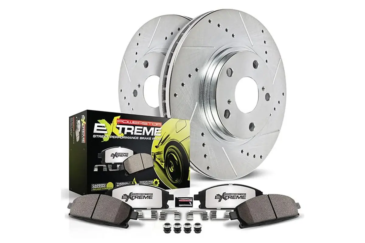 Tesla Model 3 / Y "Dust & Rust Free" Upgrade Replacement / Performance Brake Rotor And Pad Set 27