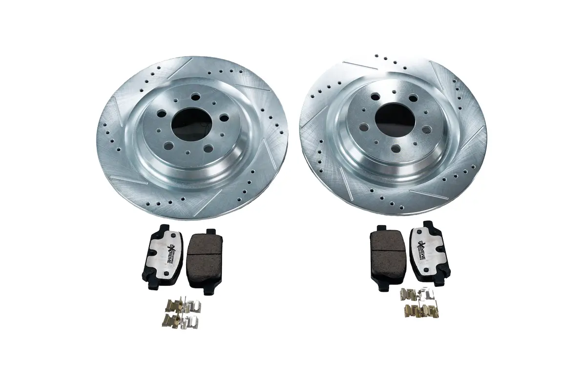 Tesla Model 3 / Y "Dust & Rust Free" Upgrade Replacement / Performance Brake Rotor And Pad Set 17