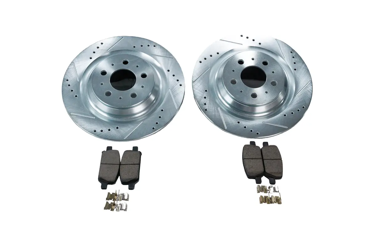 Tesla Model 3 / Y "Dust & Rust Free" Upgrade Replacement / Performance Brake Rotor And Pad Set 18