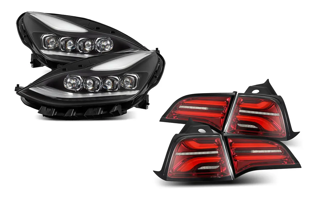 Alpharex Nova-Series Led Projector Headlights For Tesla Model 3 / Y 26