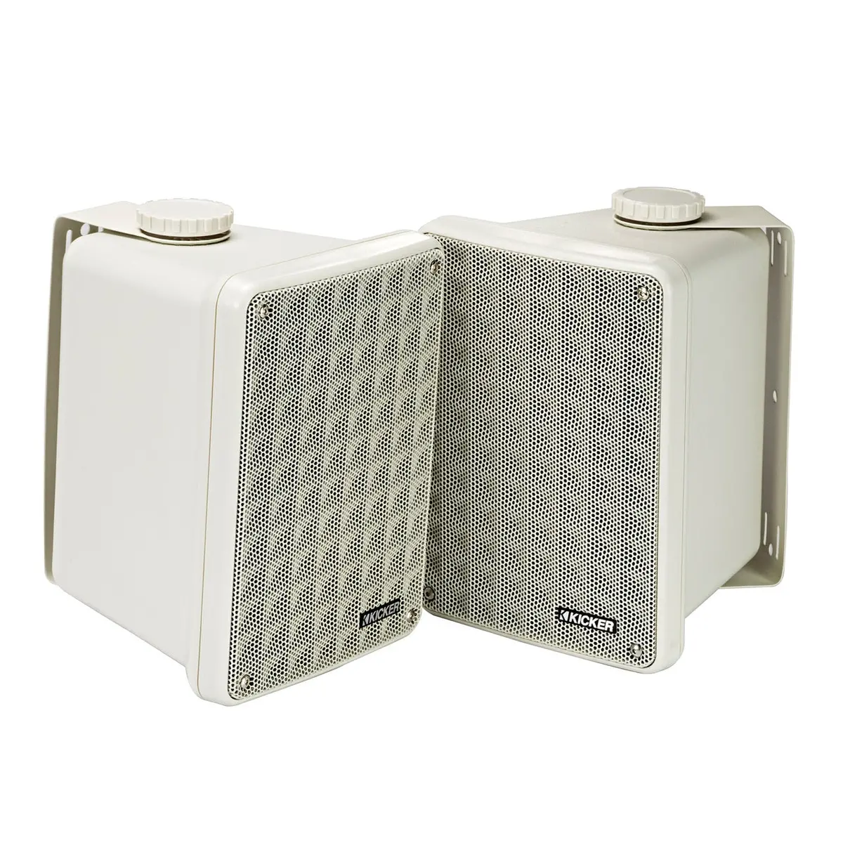 Kicker 46Kb6g 2-Way Outdoor / Indoor Speakers Gray 1