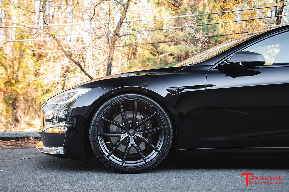 Tesla Model S Long Range & Plaid Tsf 21" Wheel And Tire Package (Set Of 4) Overstock Blowout Special! 4