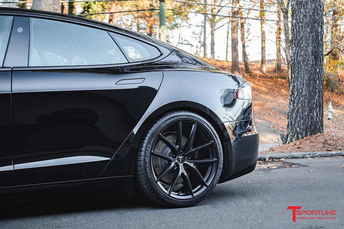 Tesla Model S Long Range & Plaid Tsf 21" Wheel And Tire Package (Set Of 4) Overstock Blowout Special! 5