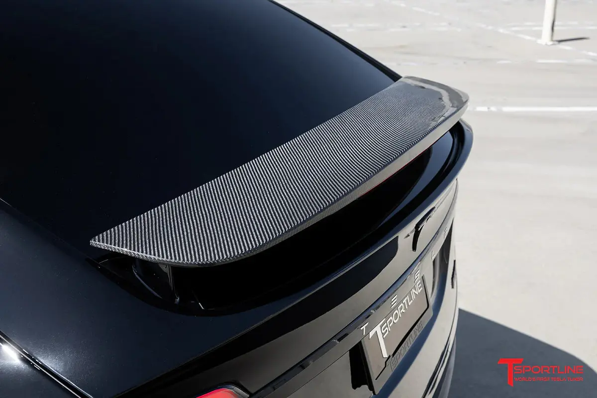 Cb - Tesla Model X Carbon Fiber Spoiler - Special Deal! 1