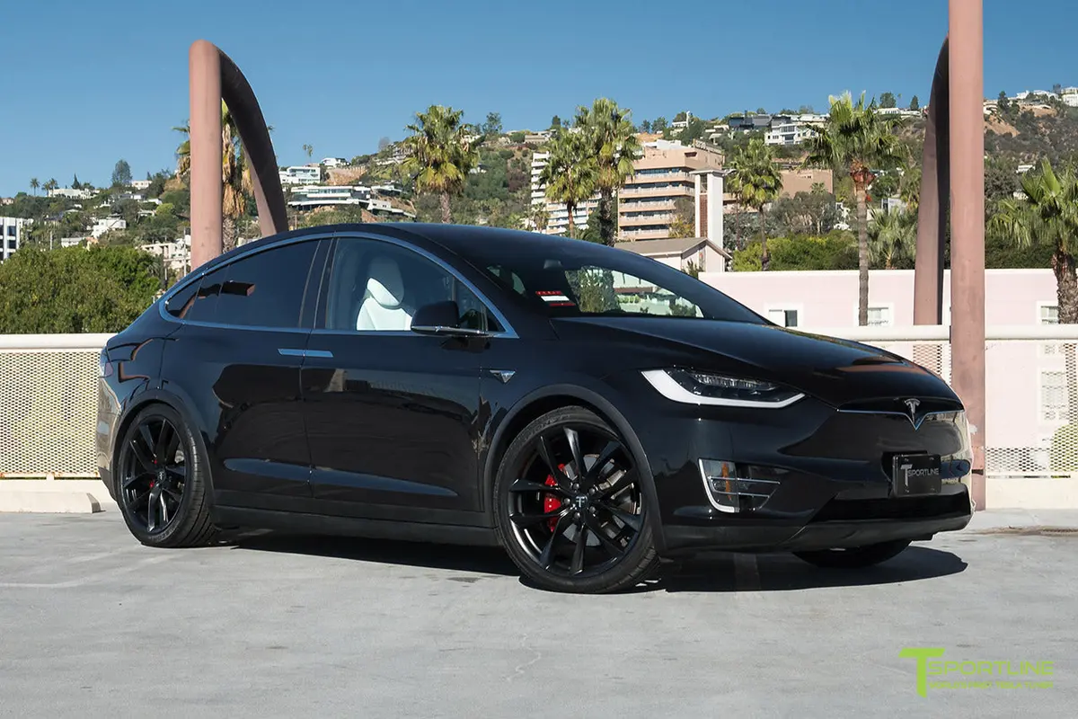 Tss 22" Tesla Model X Long Range & Plaid Replacement Wheel And Tire 8