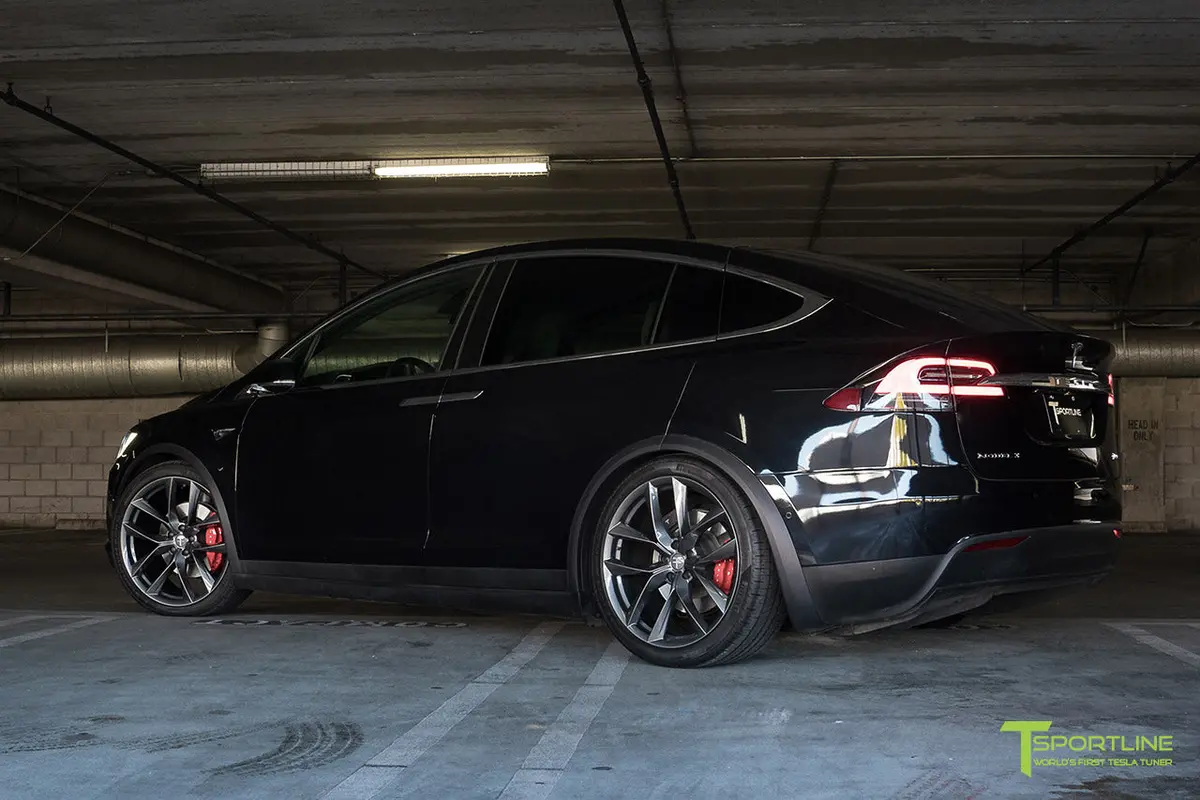 Tss 22" Tesla Model X Long Range & Plaid Replacement Wheel And Tire 6