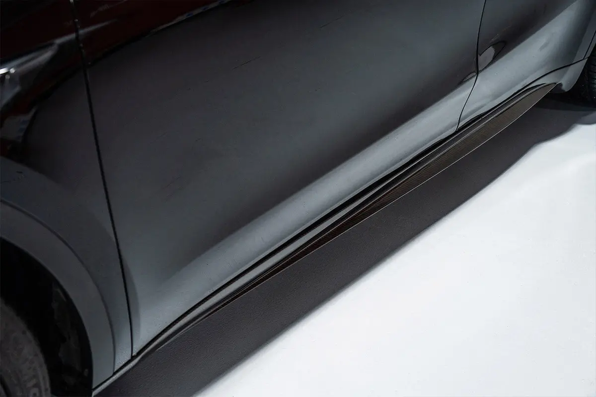 Tesla Model Y Carbon Fiber Side Skirts (Set Of 2) 1