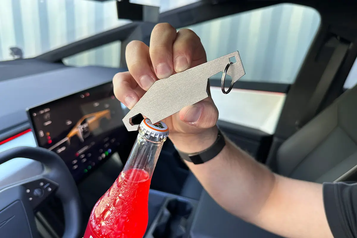 Tesla Cybertruck Cyberbeast Stainless Steel Bottle Opener 1