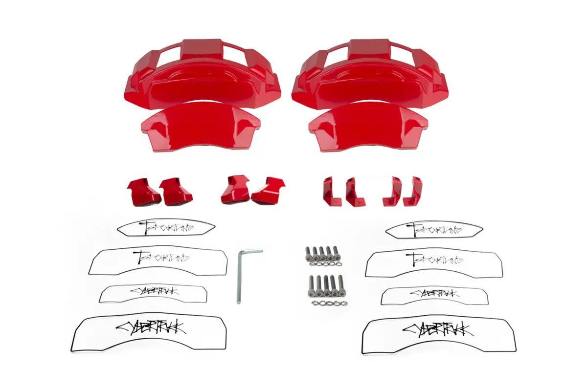 Tesla Cybertruck Brake Caliper Cover Set - Performance Look - Precision Fit Die Cast Bolt-On 1