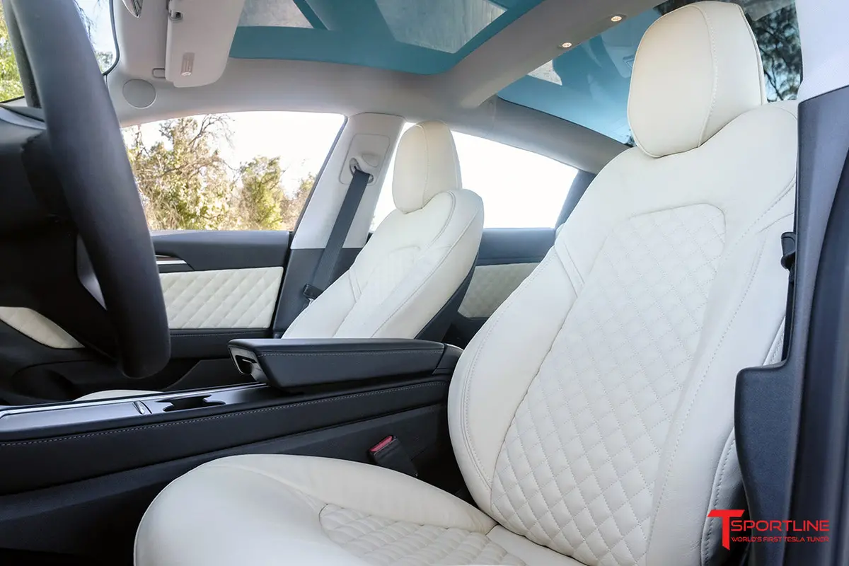 Tesla Model 3 (2017 - 2023) Seat Interior Upgrade Kit - Signature Diamond Design 32