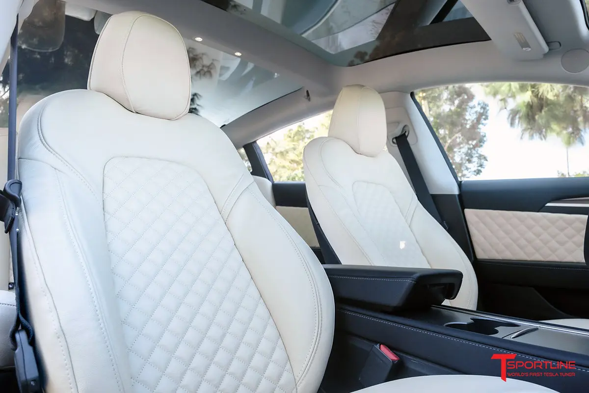 Tesla Model 3 (2017 - 2023) Seat Interior Upgrade Kit - Signature Diamond Design 33