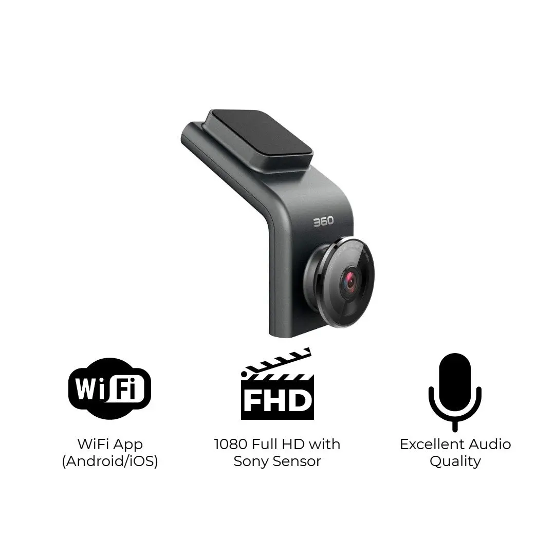 360 G300 Full Hd Wifi Dash Cam 1