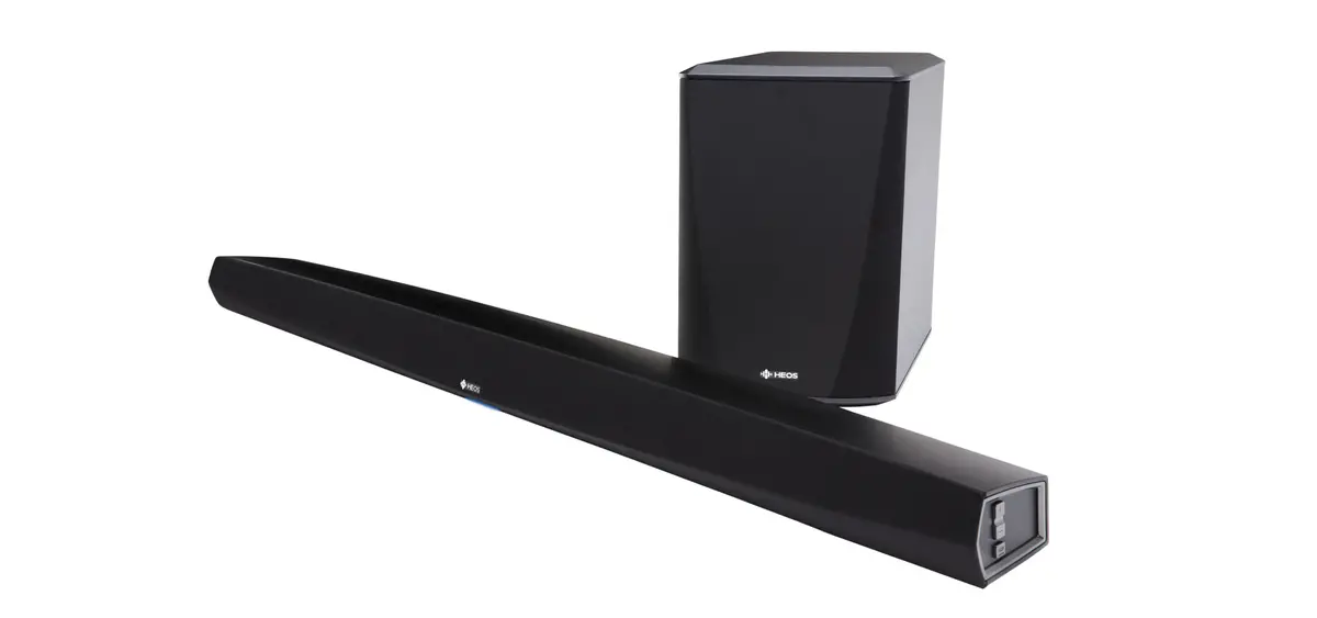 Denon Heos Homecinema Hs2 Powered 2.1-Channel Sound Bar With Wireless Subwoofer, Wi-Fi®, And Bluetooth® 1