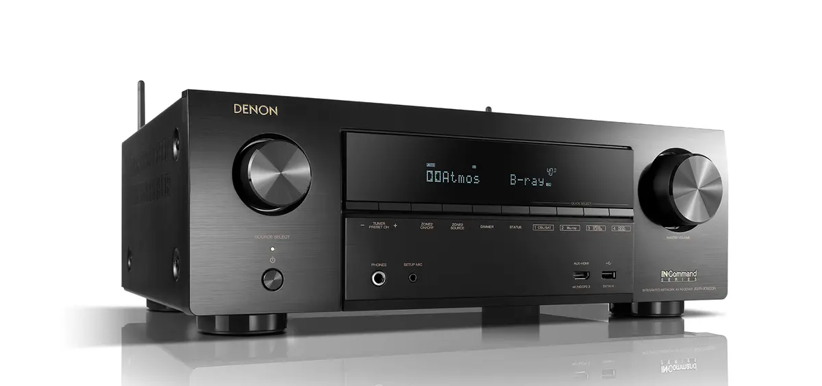 Denon Avr-X1600h (2019) 7.2Ch 4K Ultra Hd Av Receiver With 3D Audio And Heos Built-In® 1