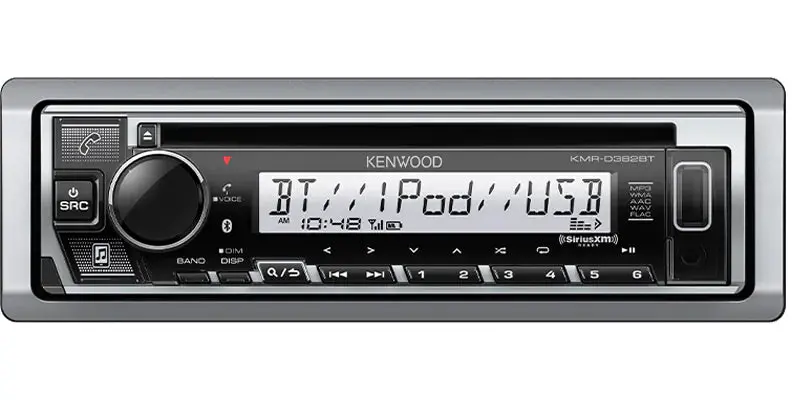 Kenwood Kmr-D382bt 1-Din Marine Cd Receiver 1