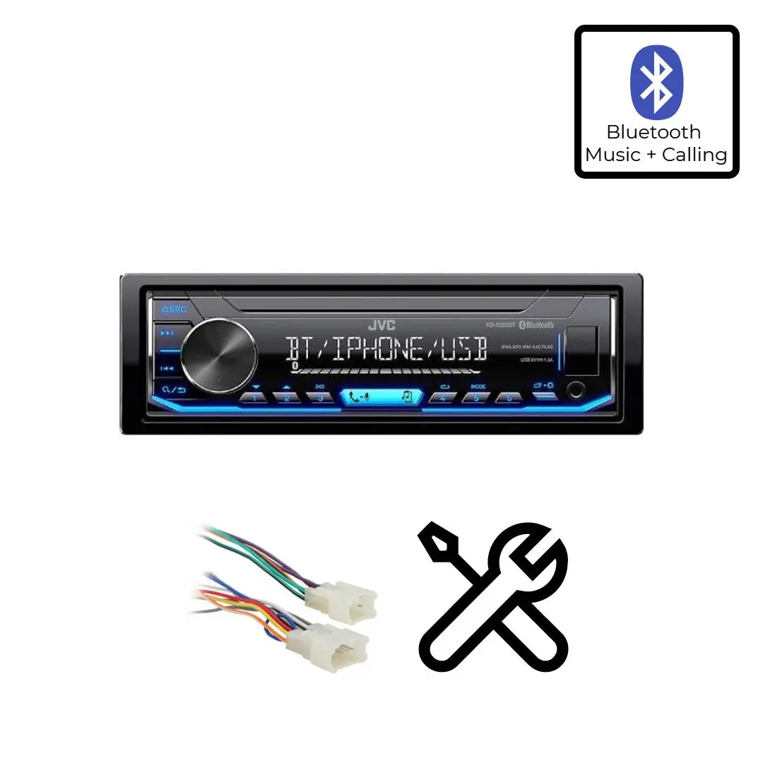 Jvc Kd-X255bt Installation Bundle 1