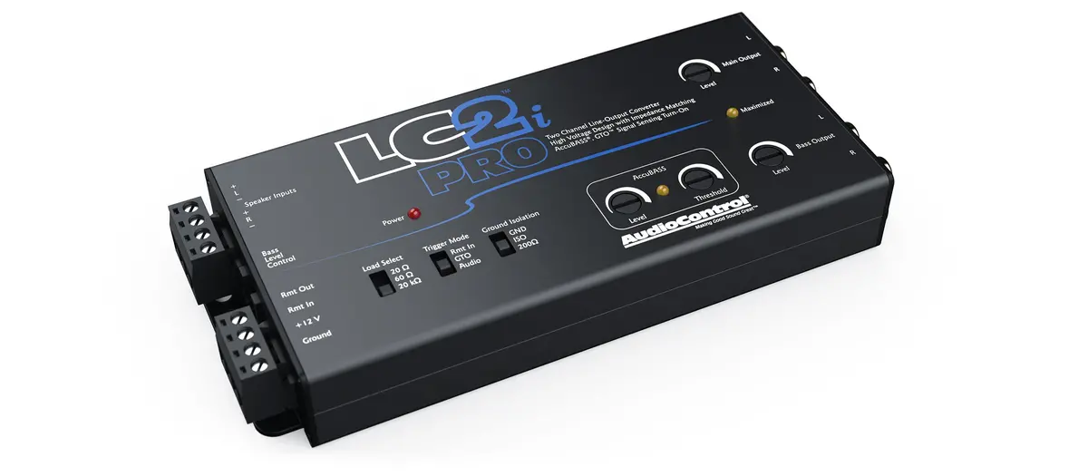 Audiocontrol Lc2i Pro 2 Channel Line Out Converter With Accubass® 1