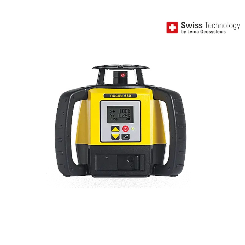 Rugby 680 Dual Slope Laser Level Kit 1