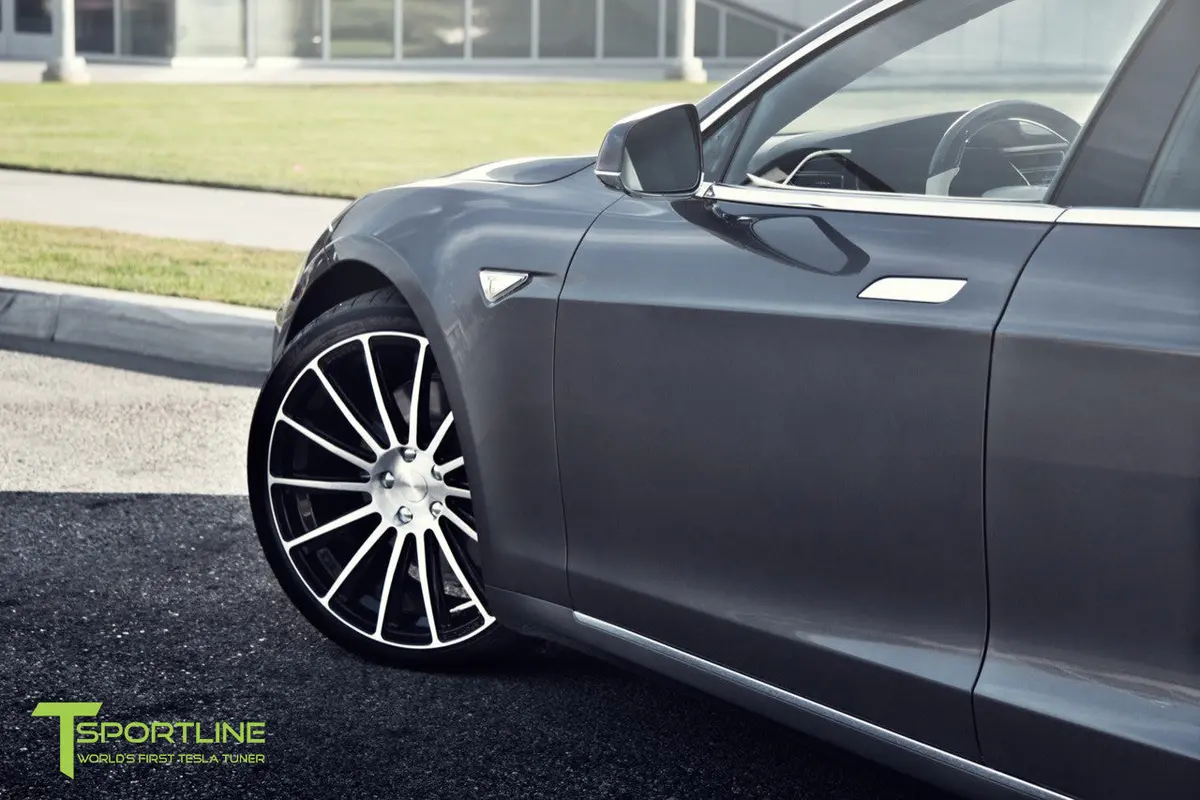 Ts114 21" Tesla Model S Wheel And Tire Package (Set Of 4) 27