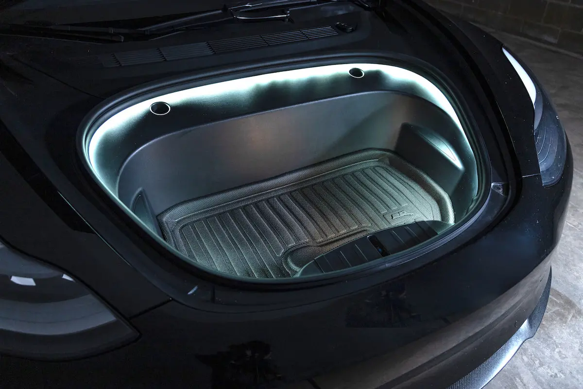 T Sportline Tesla Model 3 Highland Frunk Mega-Bright Led Light Strip Plug And Play Kit 1
