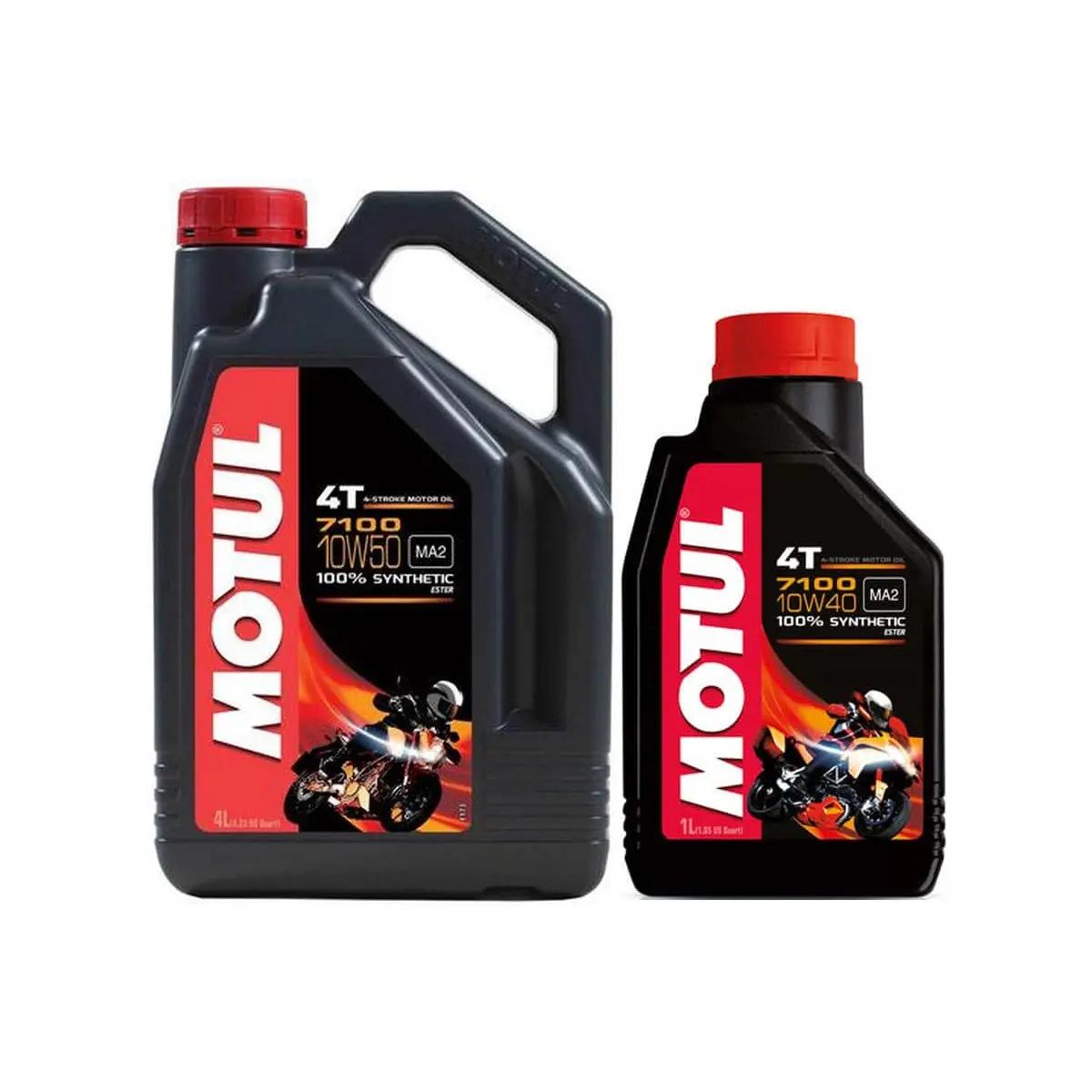 Motul 7100 Series Ester 4T Motorcycle Oil 1