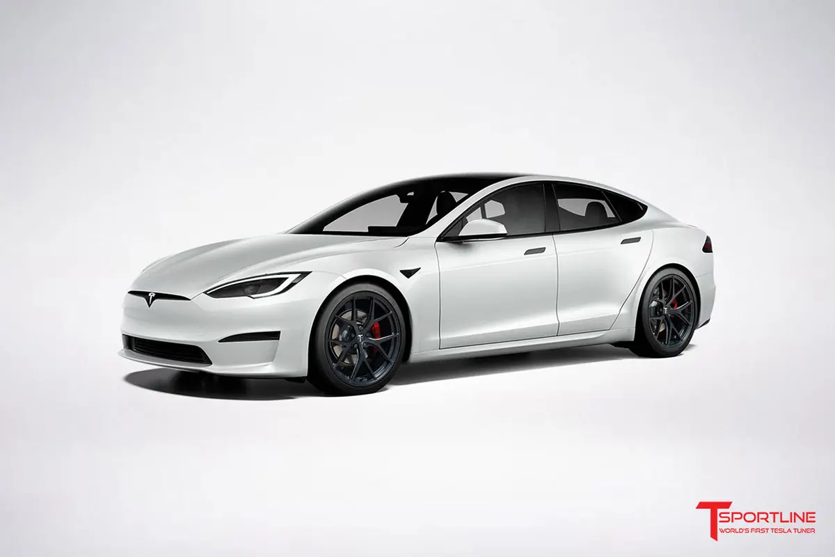 Txl115 21" Tesla Model S Plaid & Long Range Fully Forged Lightweight Tesla Wheel And Tire Package (Set Of 4) 34