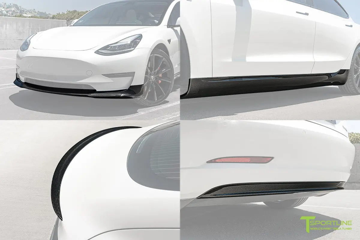 Tesla Model 3 Carbon Fiber Sport Package 1