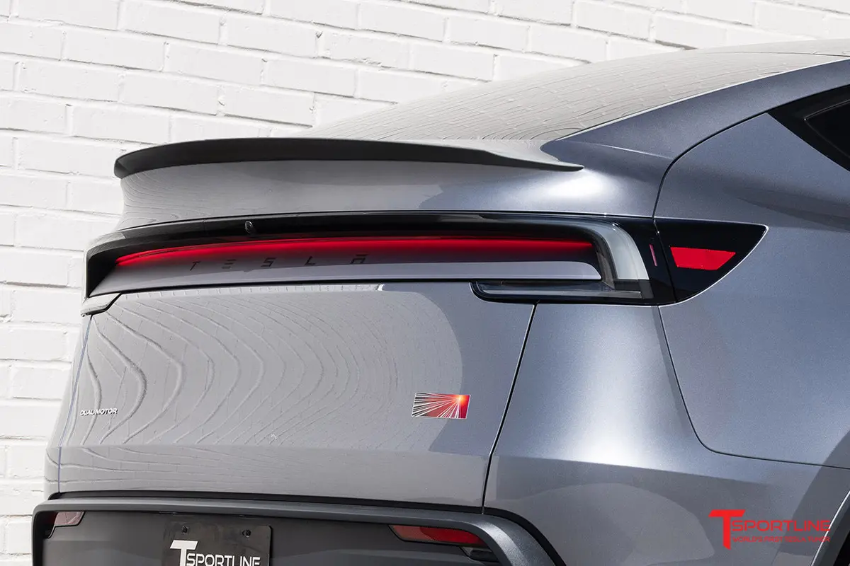 Tesla Model Y Juniper Carbon Fiber Rear Spoiler Wing 1