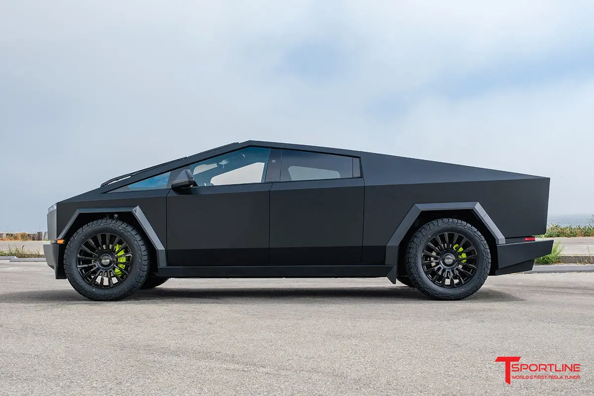 Ct8 22" Tesla Cybertruck Fully Forged Lightweight Tesla Wheel And Tire Package (Set Of 4) 5