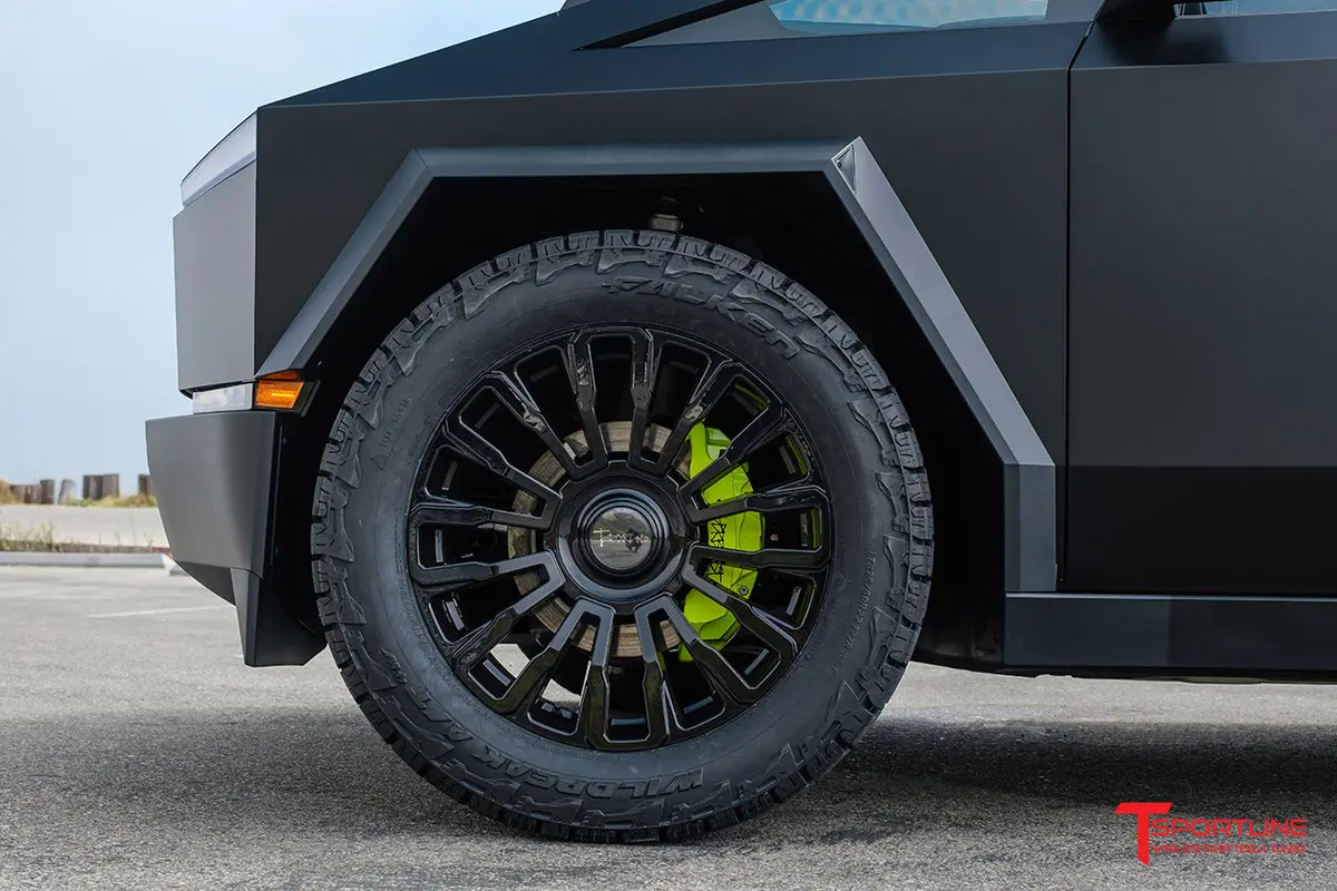 Ct8 22" Tesla Cybertruck Fully Forged Lightweight Tesla Wheel And Tire Package (Set Of 4) 6