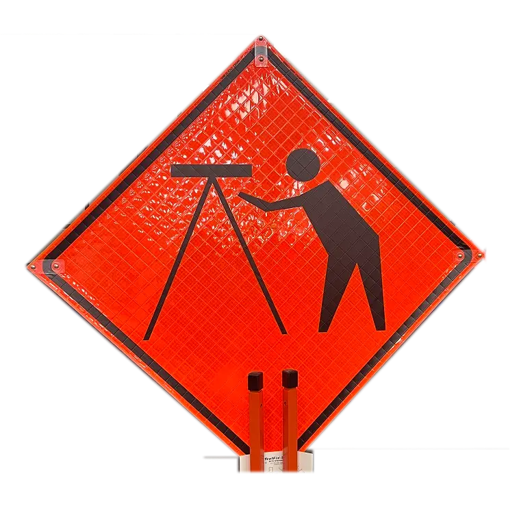 Chrisnik 36" Reflective Survey Safety Sign 1