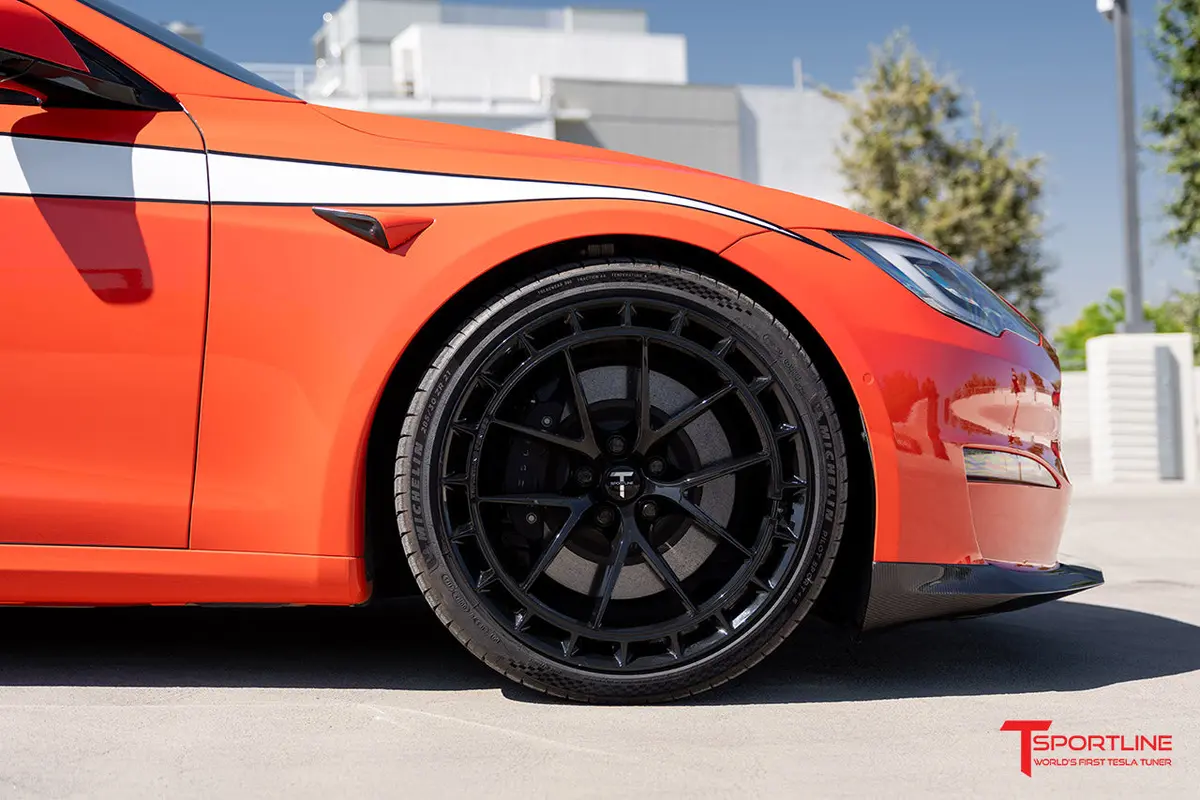 Tsw115a Superwide Aero 21" Tesla Model S Long Range & Plaid Wheel (Set Of 4) 22