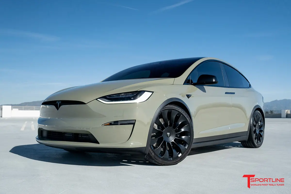 Tesla Model X Color Change Vinyl Wrap Complete Vehicle 1
