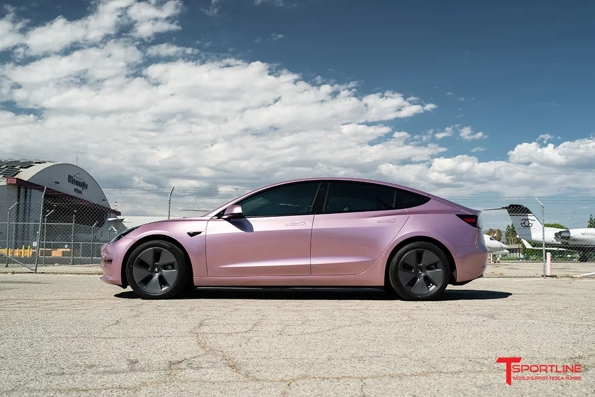 Tesla Model 3 Color Change Vinyl Wrap Complete Vehicle 8