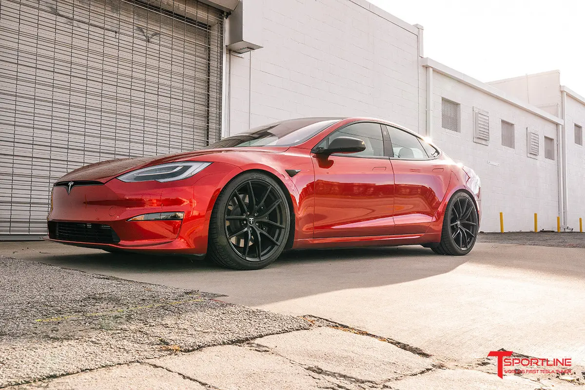 Tesla Model S Long Range & Plaid Tsf 21" Wheel And Tire Package (Set Of 4) Overstock Blowout Special! 7