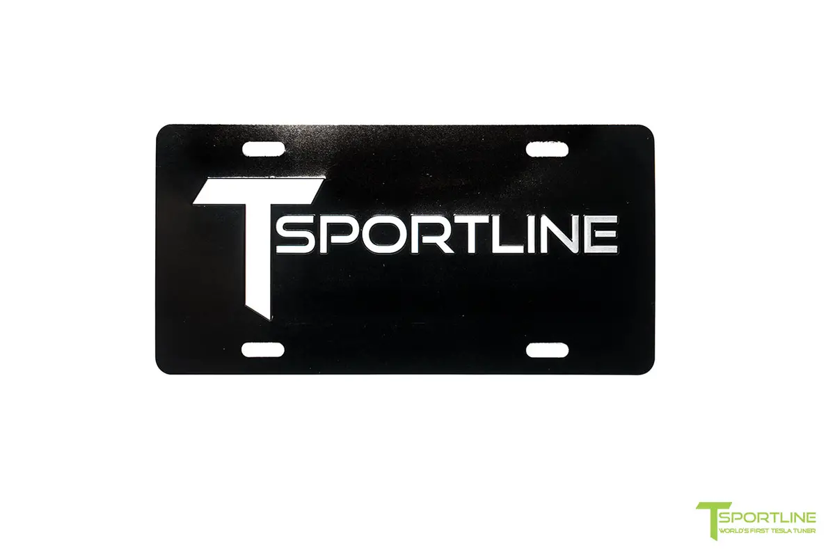 T Sportline License Plate 1
