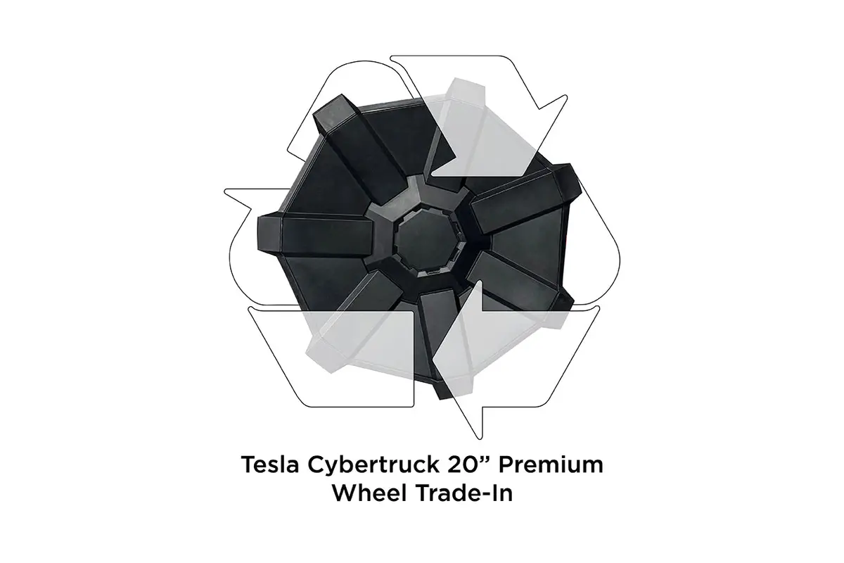 $800 Rebate! Trade-In Your Factory Tesla Cybertruck 20" Wheels (Click For Details) 1