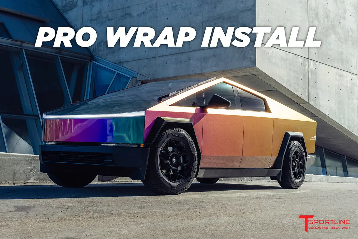 Tesla Cybertruck Color Change Vinyl Wrap Complete Vehicle 1
