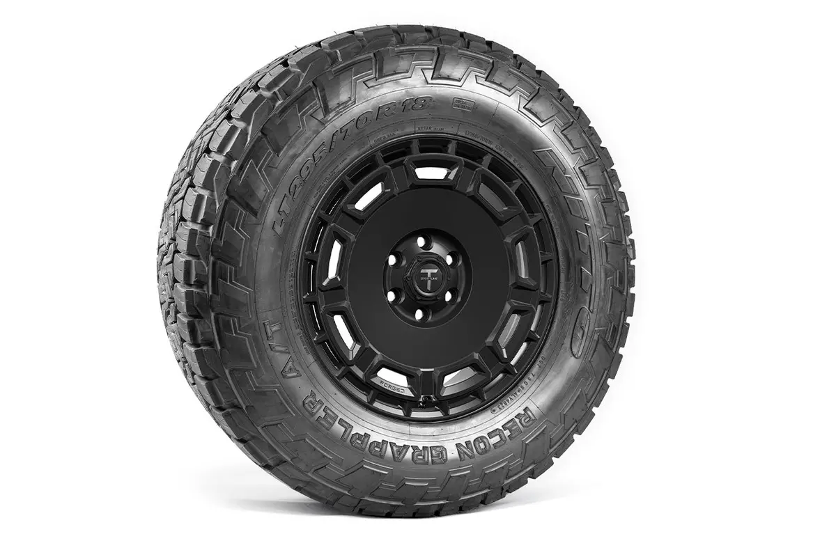 Ct9 18" Tesla Cybertruck Fully Forged Lightweight Tesla Wheel And Tire Package (Set Of 4) 1