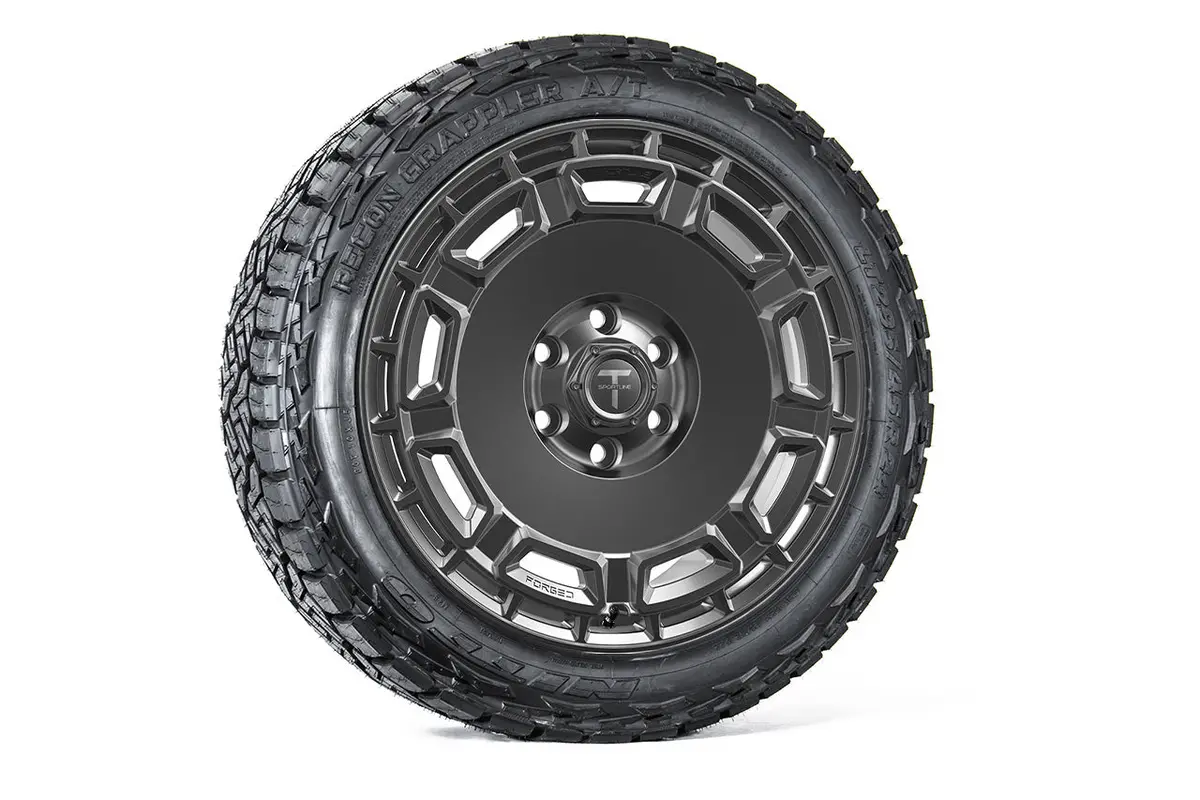 Ct9 24" Tesla Cybertruck Fully Forged Lightweight Tesla Wheel And Tire Package (Set Of 4) 5