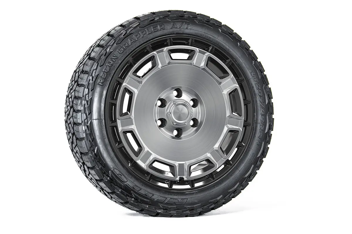 Ct9 24" Tesla Cybertruck Fully Forged Lightweight Tesla Wheel And Tire Package (Set Of 4) 7