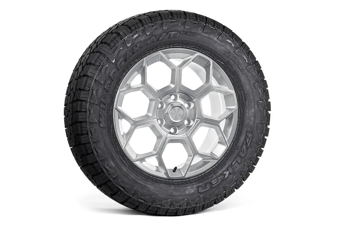 Ct7 20" Tesla Cybertruck Fully Forged Lightweight Tesla Wheel And Tire Package (Set Of 4) 45